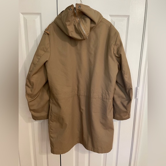 *Vintage* Outerwear From Sears Trench Coat w/ Hood - Picture 3 of 3